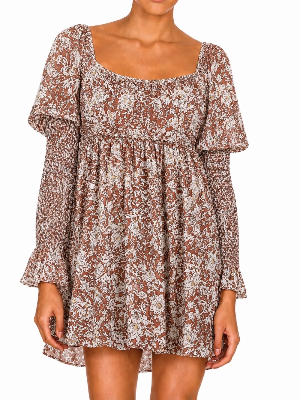 House of Harlow 1960 X Revolve Brock floral mini dress, medium